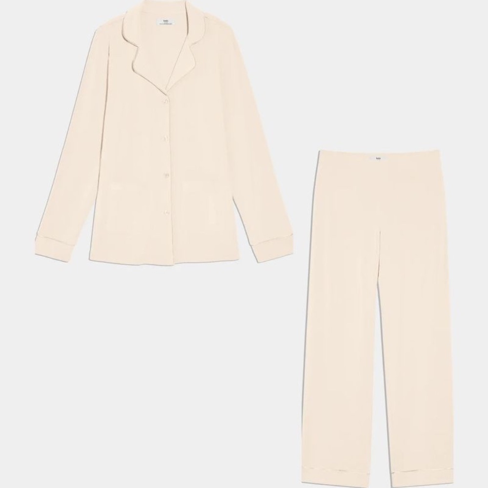 NWT Knix The Quintessential Sleep Set Ivory • S
